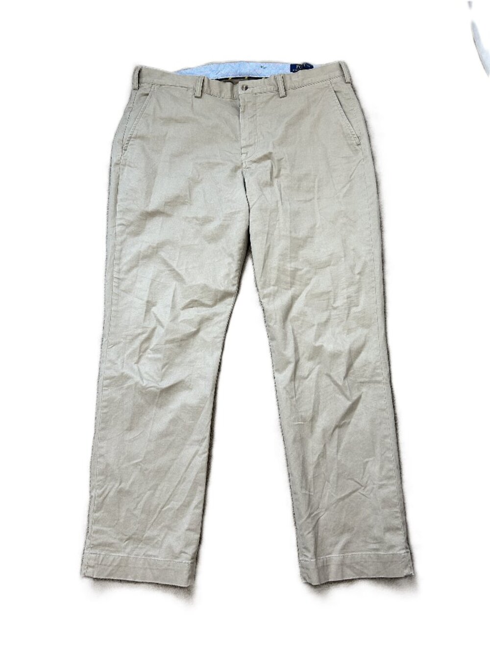 Polo Ralph Lauren Khaki Pants Stretch Straight Fit 38 32